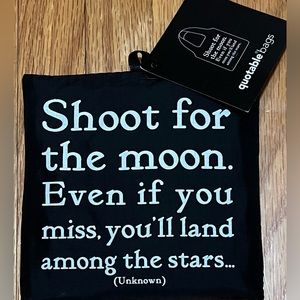 Quotable Fold-Up Bag-NWT